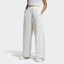 Adidas Women Wide Leg Track Pants White