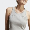 Adidas Organic Cotton Ribbed Tank Grey