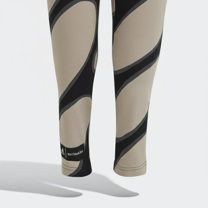 Adidas Marimekko Print Leggings Brown Black