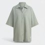 Adidas Sage Green Button-Up Shirt