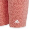 Adidas Girls Logo Pattern Leggings Pink