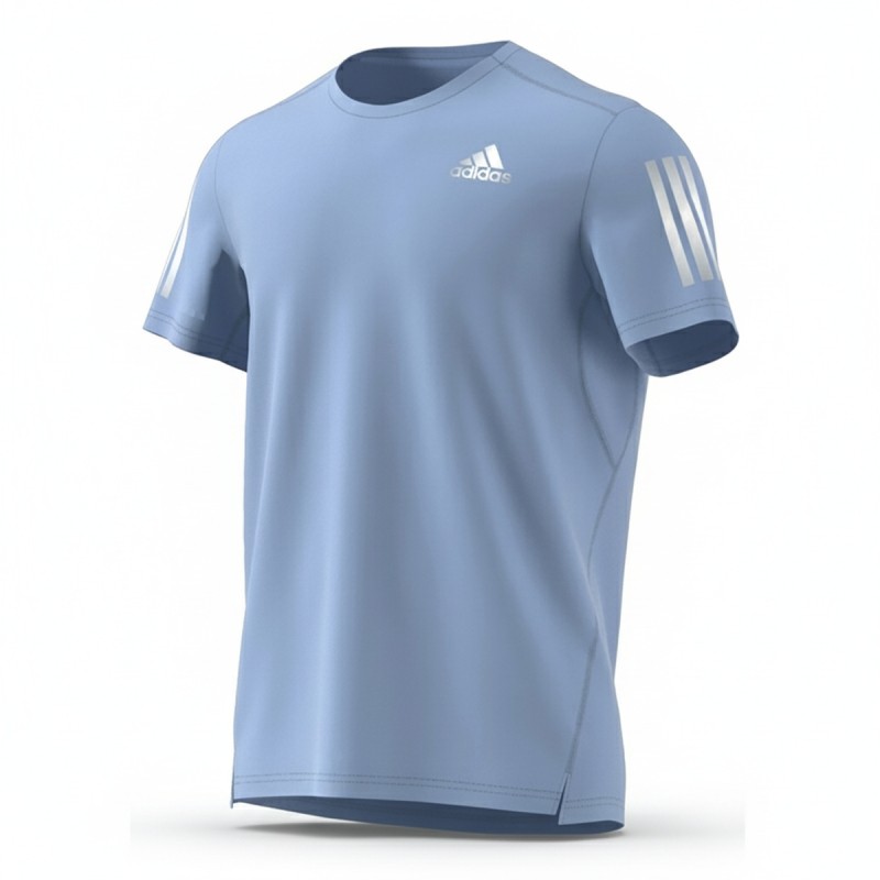 Adidas Own The Run Light Blue Performance Tee