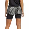 Adidas 2-in-1 Geometric Print Shorts Brown Black
