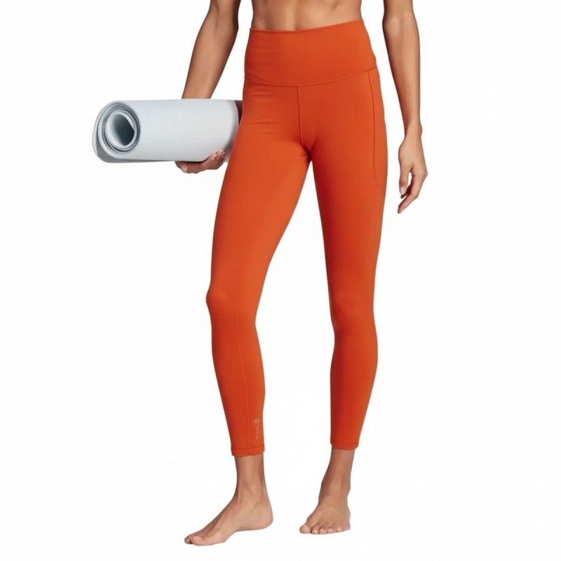 Adidas Performance High-Waist Red Leggings