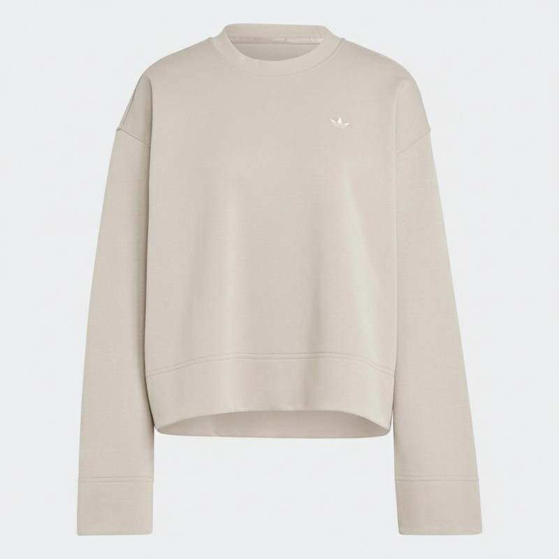 Adidas Essentials Crewneck Sweatshirt Beige
