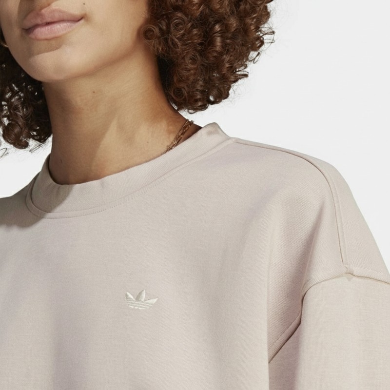 Adidas Essentials Crewneck Sweatshirt Beige