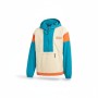 Adidas Colorblock Windbreaker Jacket Cream Teal Orange