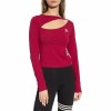 Adidas Originals Cutout Long Sleeve Top Red