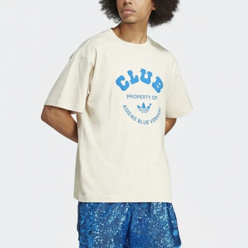 Adidas Club Property Oversized T-Shirt Cream