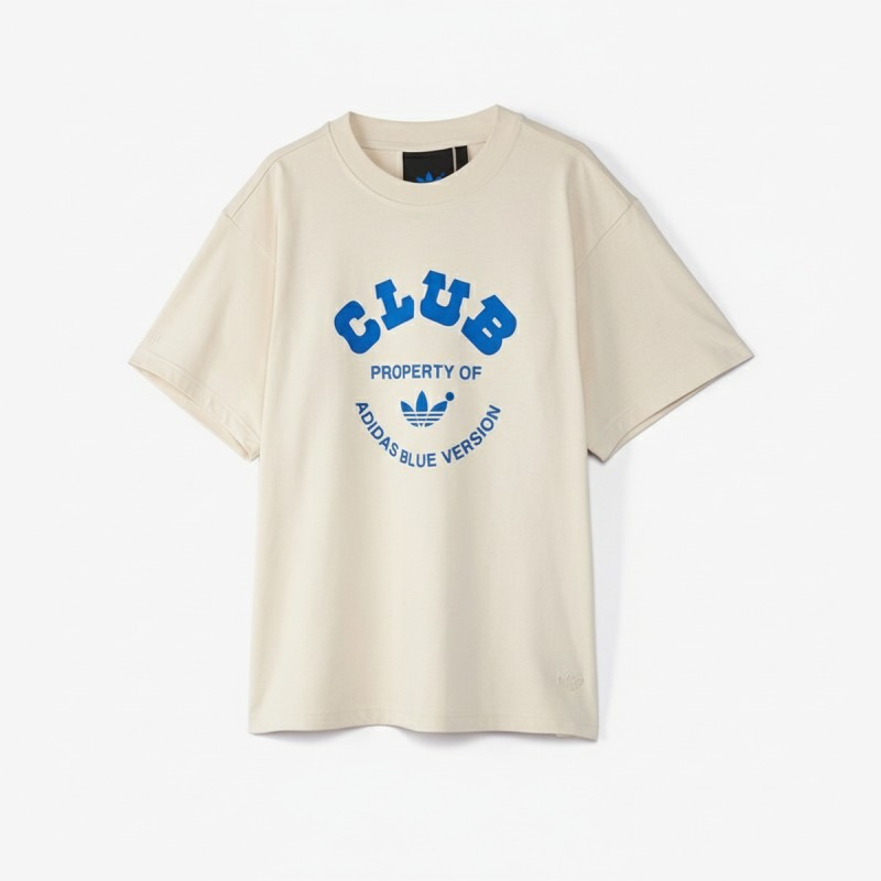 Adidas Club Property Oversized T-Shirt Cream