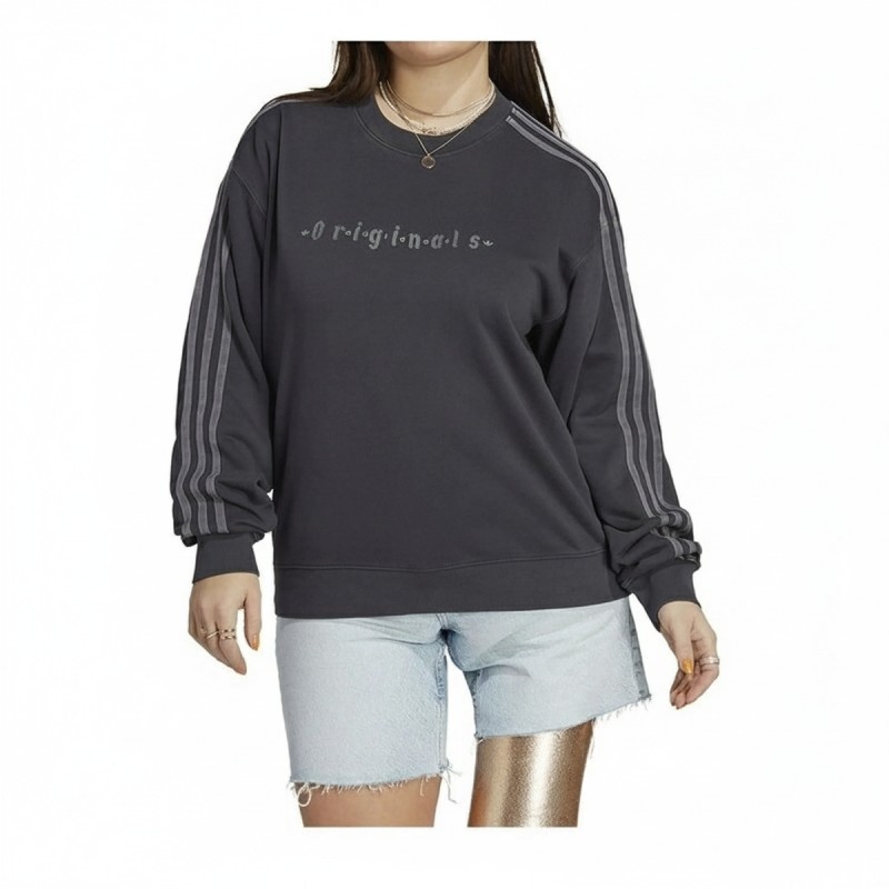 Adidas Originals Black Crewneck Sweatshirt
