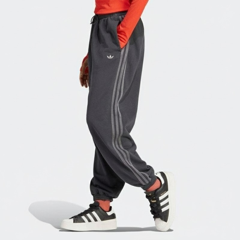 Adidas Oversized Cuffed Joggers Black