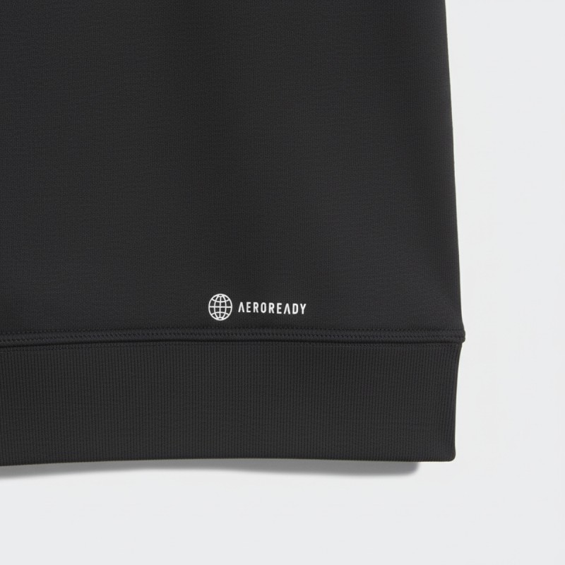 Adidas Pink Stripe Athletic Hoodie Black