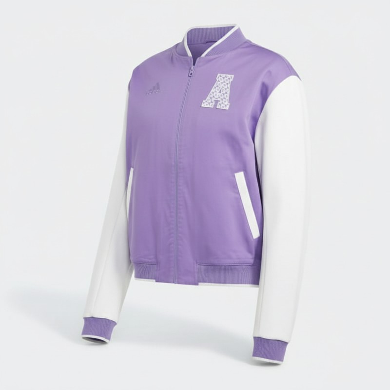 Adidas LGM Varsity Baseball Jacket Violet
