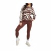 Adidas Zebra Print Crewneck Sweatshirt Brown