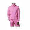 Adidas Funnel Neck Cotton Sweatshirt Pink