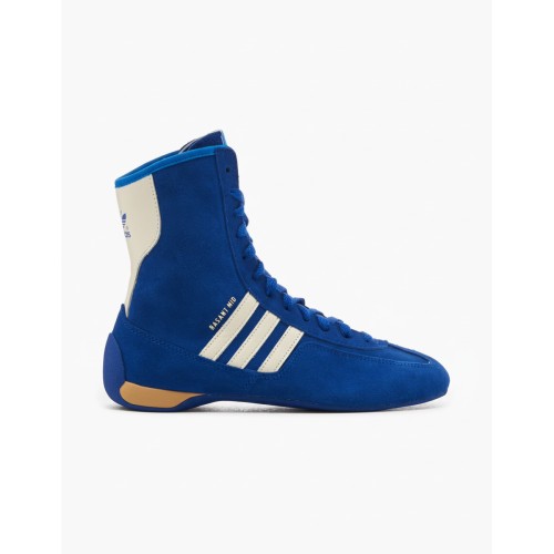Adidas High-Top Boxing Boots Blue Adidas High-Top Boxing Boots Blue