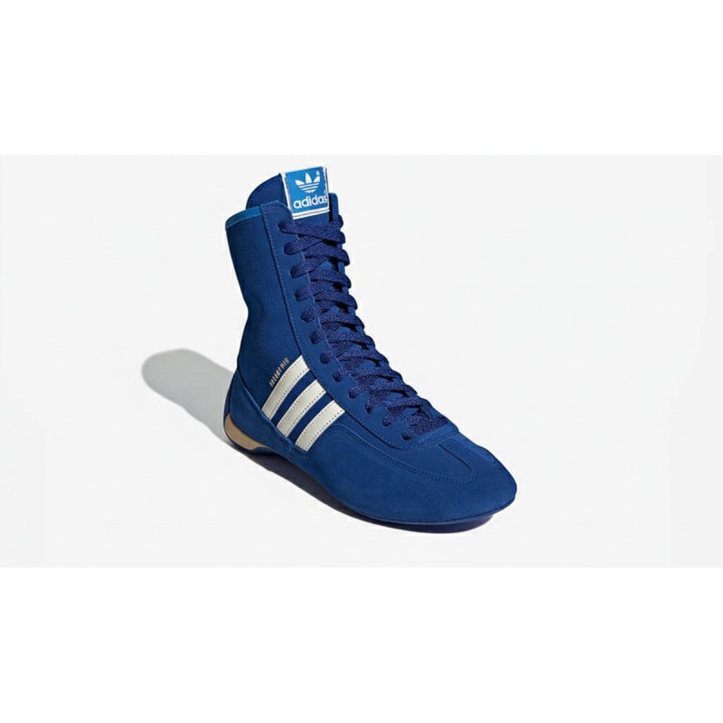 Adidas High-Top Boxing Boots Blue