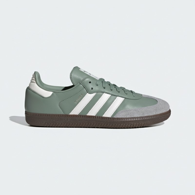 Adidas Samba OG Green Leather Sneakers