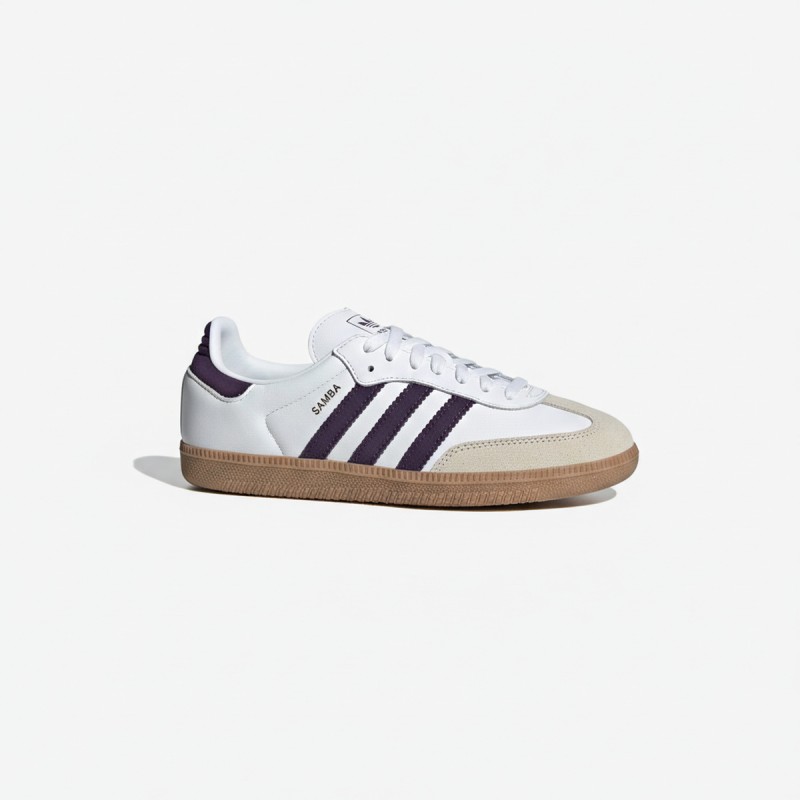 Adidas Samba White Purple Sneakers