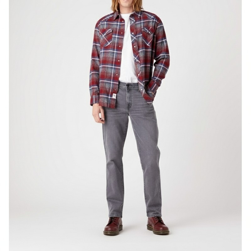 Wrangler Classic Straight Denim Jeans Grey