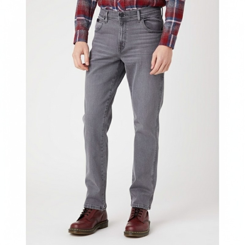Wrangler Classic Straight Denim Jeans Grey