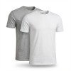 Wrangler Classic Crew Neck Tee Grey Melange
