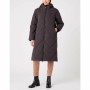 Wrangler Diamond Quilted Long Coat Faded Black