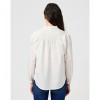 Wrangler Pintuck Detail White Blouse