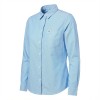 Wrangler Chambray Button-Up Shirt Bright Blue