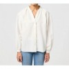 Wrangler Poet Sleeve Cotton Blouse White