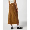 Wrangler Cognac Corduroy Maxi Skirt