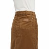 Wrangler Cognac Corduroy Maxi Skirt