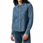 Wrangler Exag Yoke Denim Shirt Faded Blue