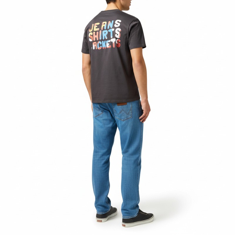 Wrangler Faded Black Graphic Tee