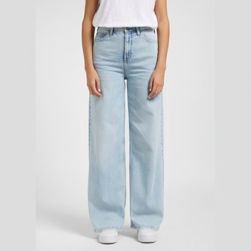Lee Stella A-Line Wide Leg Jeans Light Blue
