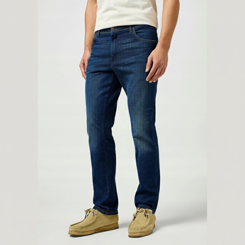 Wrangler Texas Straight Fit Jeans Blue Abyss