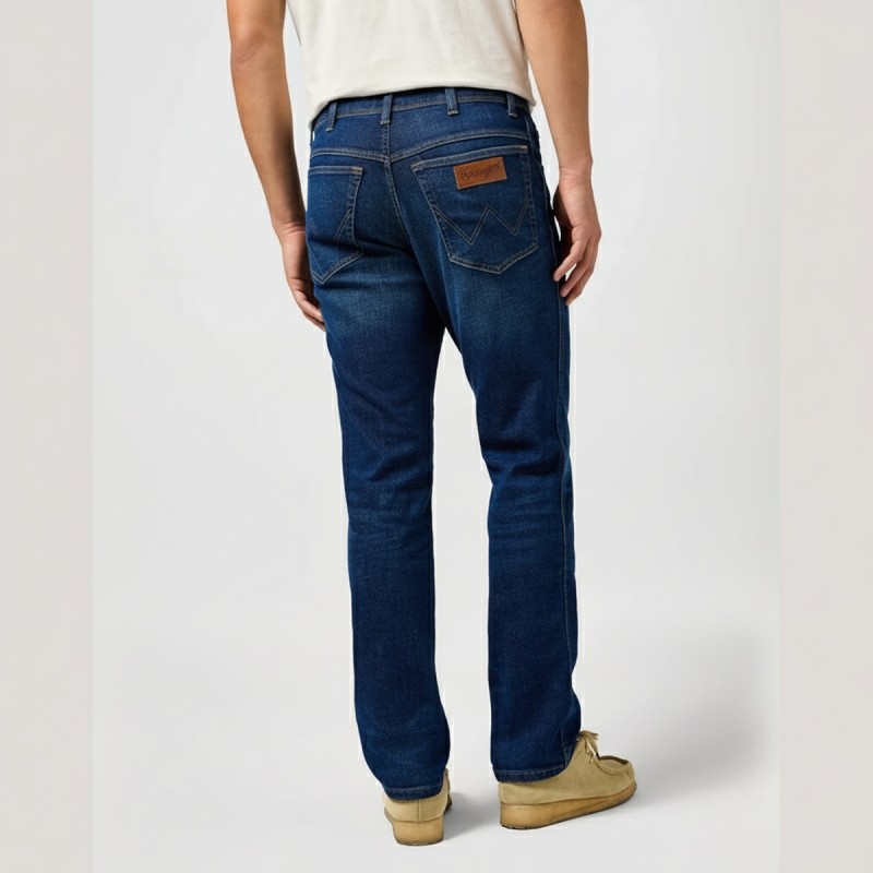 Wrangler Texas Straight Fit Jeans Blue Abyss