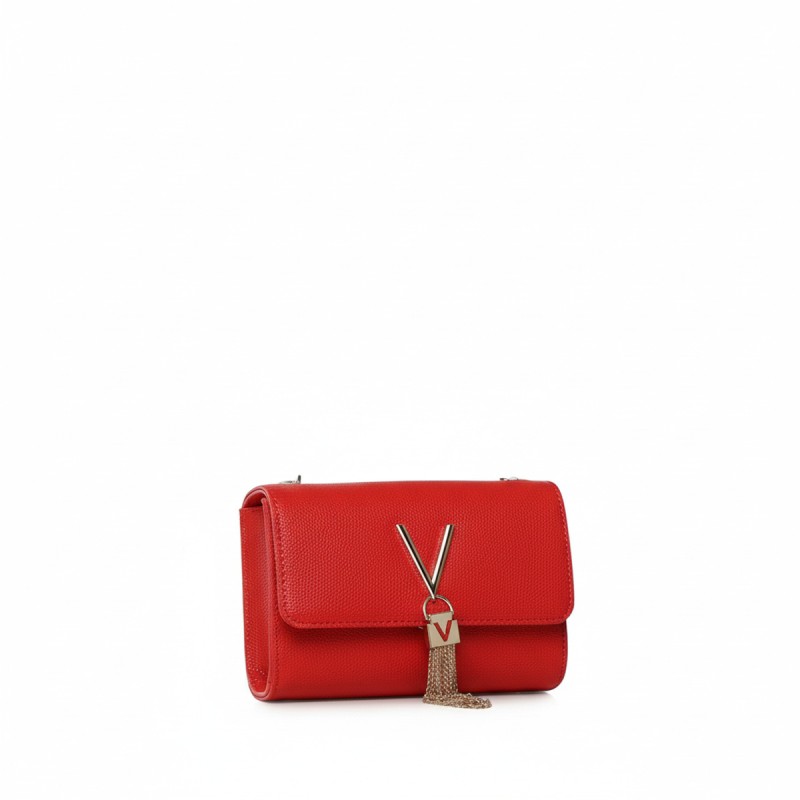 Mario Valentino Red Leather Crossbody Bag
