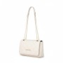 Mario Valentino Quilted Shoulder Bag White