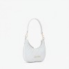 Mario Valentino White Quilted Shoulder Bag