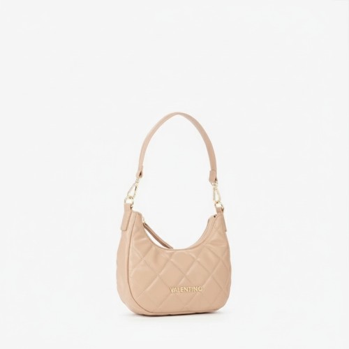 Mario Valentino Quilted Hobo Bag Nude