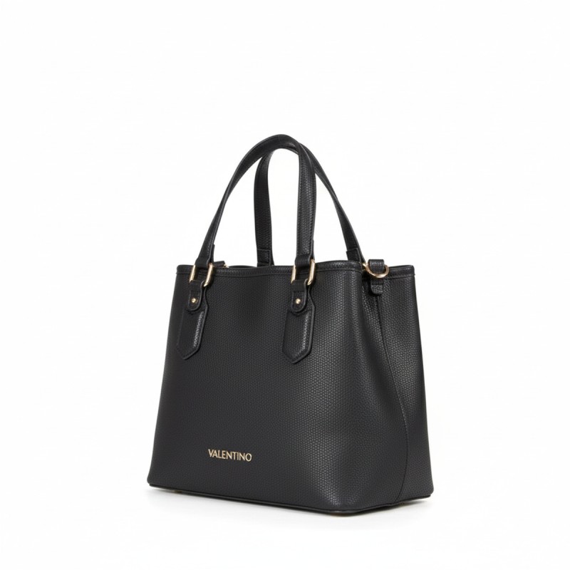 Mario Valentino Black Textured Handbag