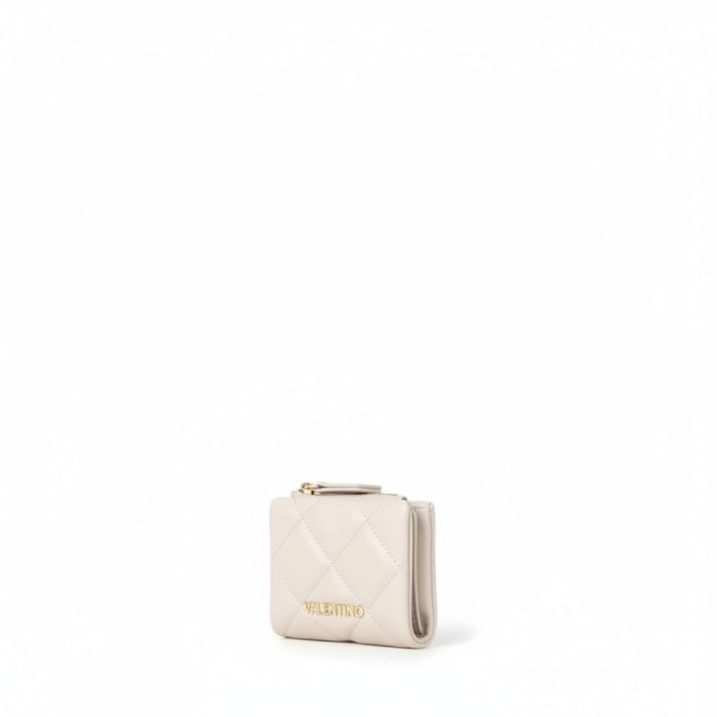 Mario Valentino Quilted Wallet Beige