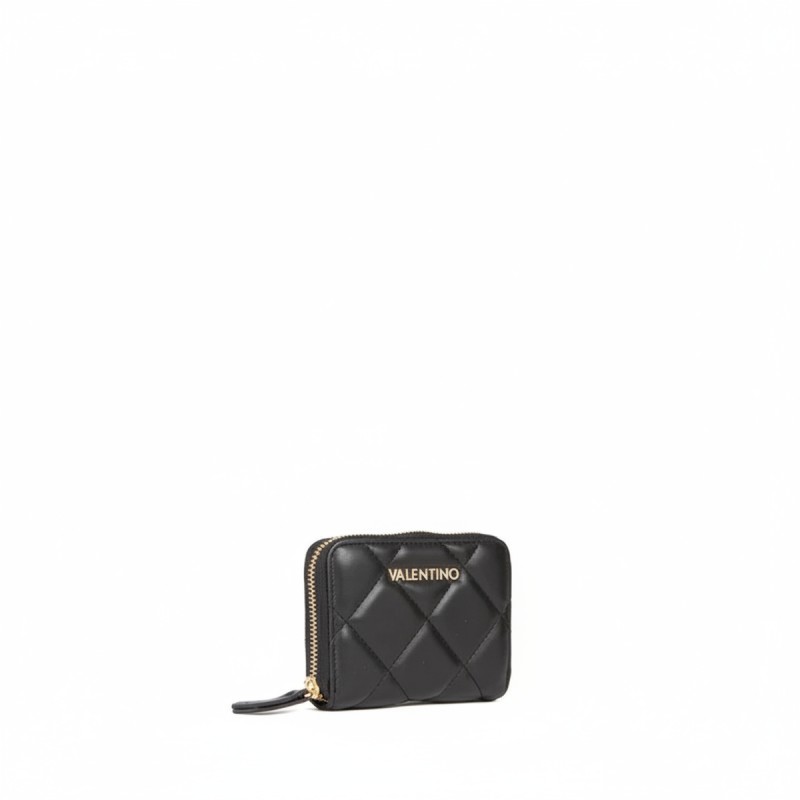Mario Valentino Quilted Zip Wallet Black