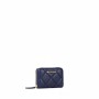 Mario Valentino Quilted Wallet Navy Blue