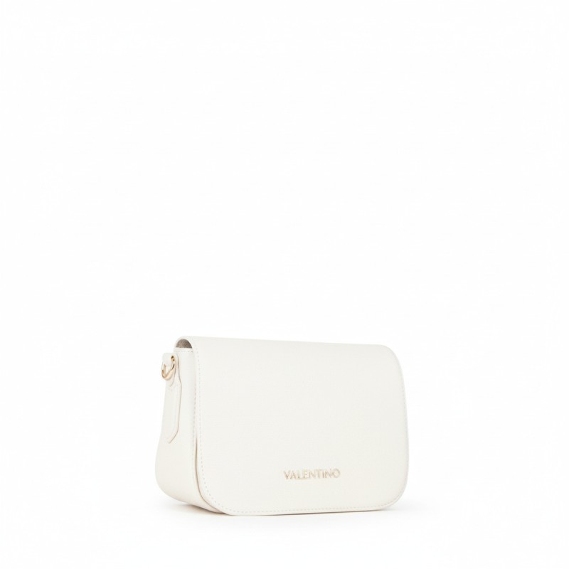 Mario Valentino Quilted Crossbody Bag White