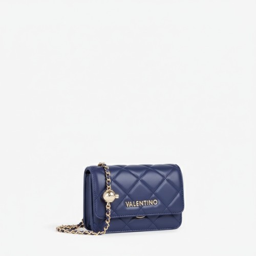 Mario Valentino Quilted Chain Bag Navy