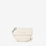 Mario Valentino Round Crossbody Bag Cream White