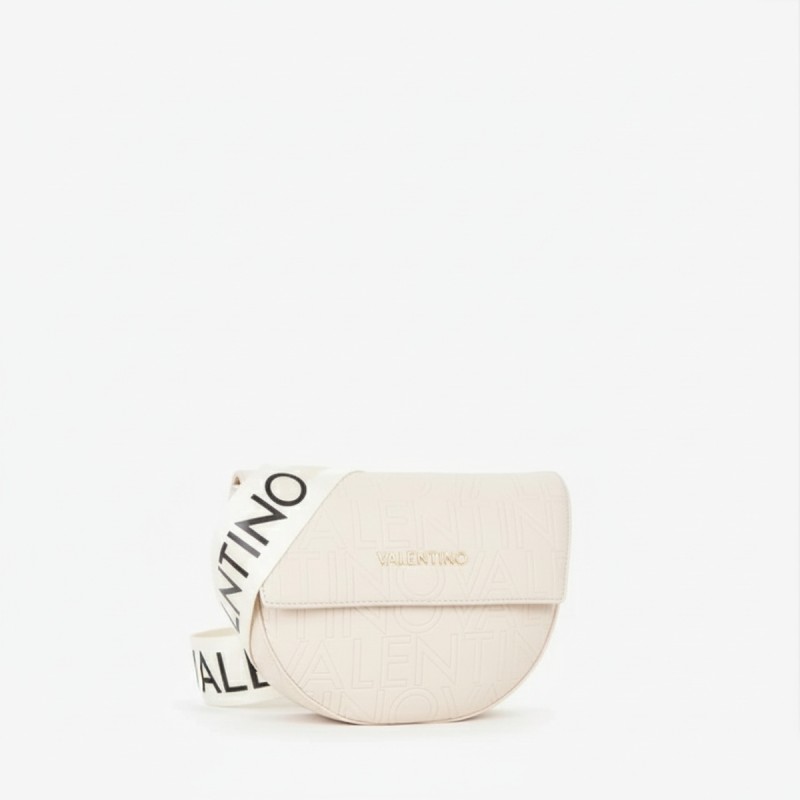 Mario Valentino Circular Crossbody Bag Cream